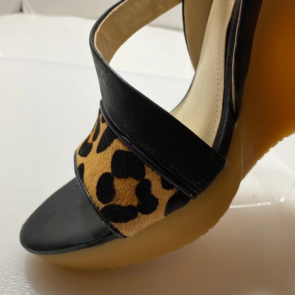 Calvin Klein high Dani Wedge platform Sandal - Picture 4 of 12